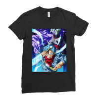 Trunks Vs Zamasu 1 Ladies Fitted T-shirt | Artistshot