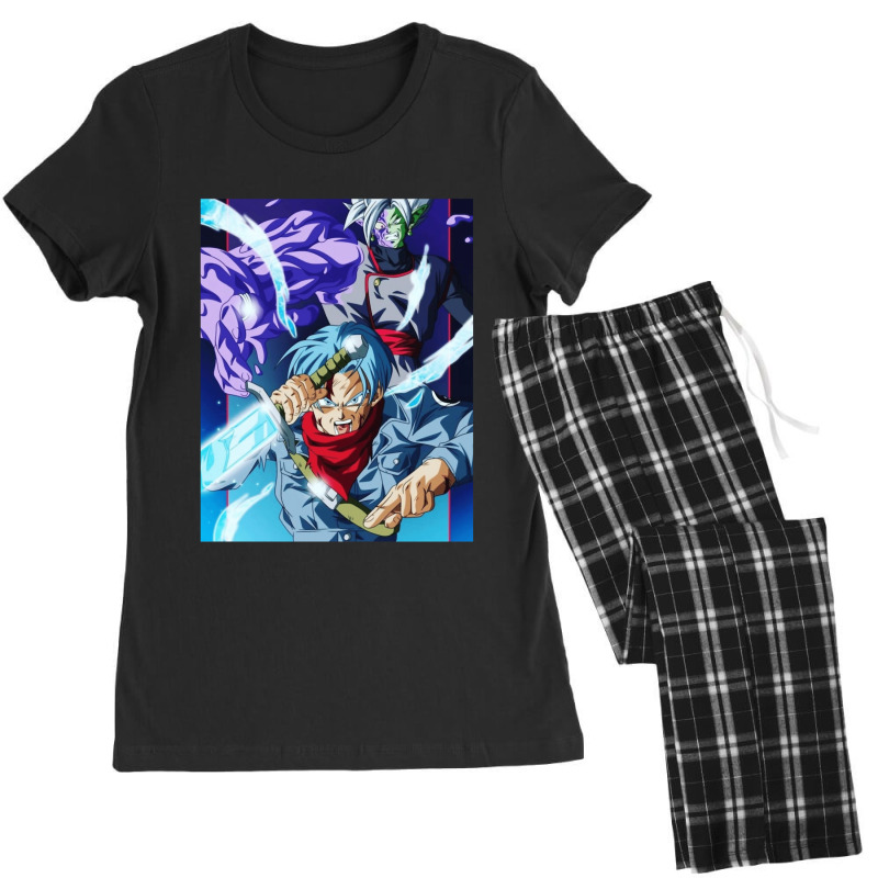 Trunks Vs Zamasu 1 Women's Pajamas Set by PierceKnight | Artistshot