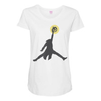 Halloween Basketball Headless Horseman T Shirt Maternity Scoop Neck T-shirt | Artistshot