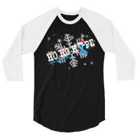 Chronic Illness Fighter Chronic Illness Awareness - Ho Ho Hope Cure Ch 3/4 Sleeve Shirt | Artistshot