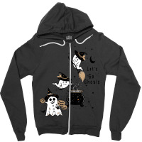 Tpween2022 Halloween - L E T' S G O G H O U L S Zipper Hoodie | Artistshot