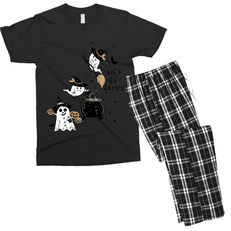 Tpween2022 Halloween - L E T' S G O G H O U L S Men's T-shirt Pajama Set | Artistshot