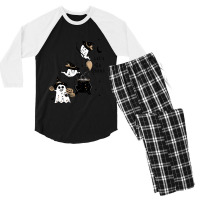 Tpween2022 Halloween - L E T' S G O G H O U L S Men's 3/4 Sleeve Pajama Set | Artistshot