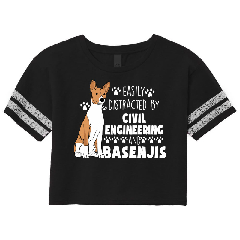 Civil Engineering Graduate Civil Engineering And Basenjis Scorecard Crop Tee by cm-arts | Artistshot