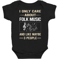 Funny 3 People Folk Music Baby Bodysuit | Artistshot