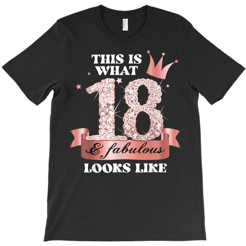 18 & Fabulous I Rose And Black Party Group Candid Photo Item T-shirt | Artistshot