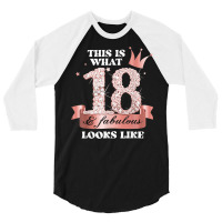 18 & Fabulous I Rose And Black Party Group Candid Photo Item 3/4 Sleeve Shirt | Artistshot