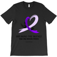 Breaking The Silence Helps Stop Domestic Violence (survivors Unite) T-shirt | Artistshot