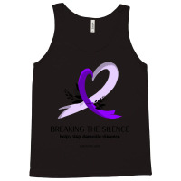 Breaking The Silence Helps Stop Domestic Violence (survivors Unite) Tank Top | Artistshot