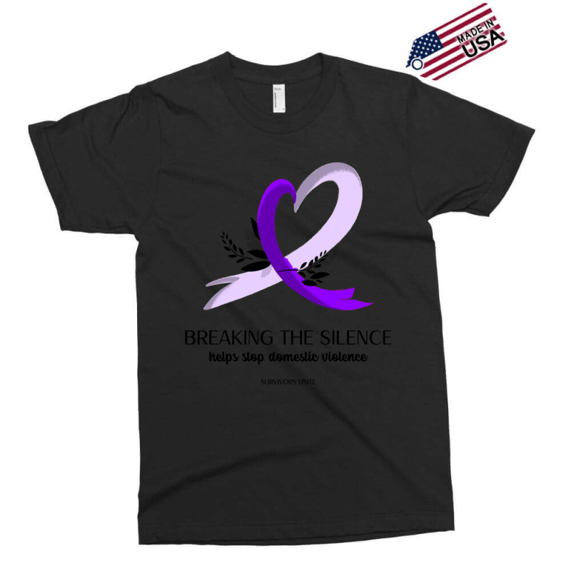 Breaking The Silence Helps Stop Domestic Violence (survivors Unite) Exclusive T-shirt | Artistshot