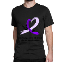 Breaking The Silence Helps Stop Domestic Violence (survivors Unite) Classic T-shirt | Artistshot