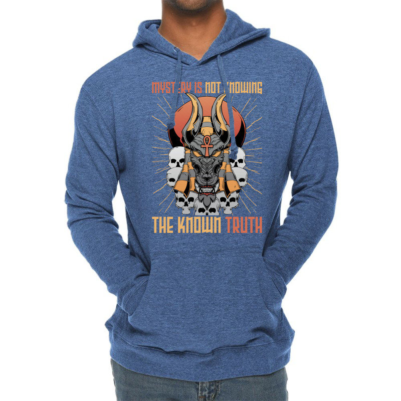 Pharaohs   Mystery Is Not Knowing The Known Truth   Anubis Sweatshirt Lightweight Hoodie by cm-arts | Artistshot