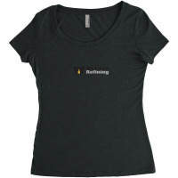 Fascinating Western Refining Design Women's Triblend Scoop T-shirt | Artistshot