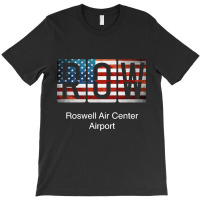 Row Roswell Air Center Airport T-shirt | Artistshot