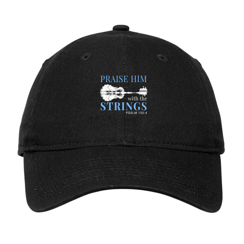 Praise Him With The Strings 1 Adjustable Cap by DavidJones | Artistshot