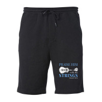 Praise Him With The Strings 1 Fleece Short | Artistshot