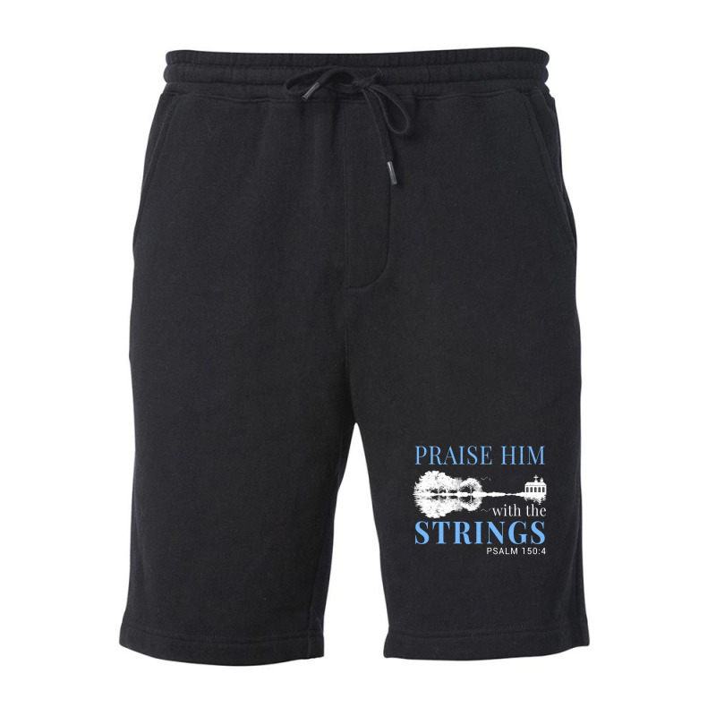 Praise Him With The Strings 1 Fleece Short by DavidJones | Artistshot