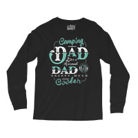 Camping Dad For Daddy Father Day Camper Men Long Sleeve Shirts | Artistshot