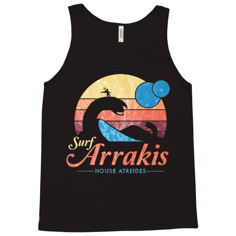 Arrakis Vintage Distressed Surf Tank Top by cm-arts | Artistshot