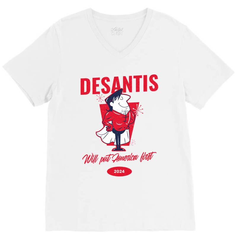 Desantis 2024 V-neck Tee | Artistshot