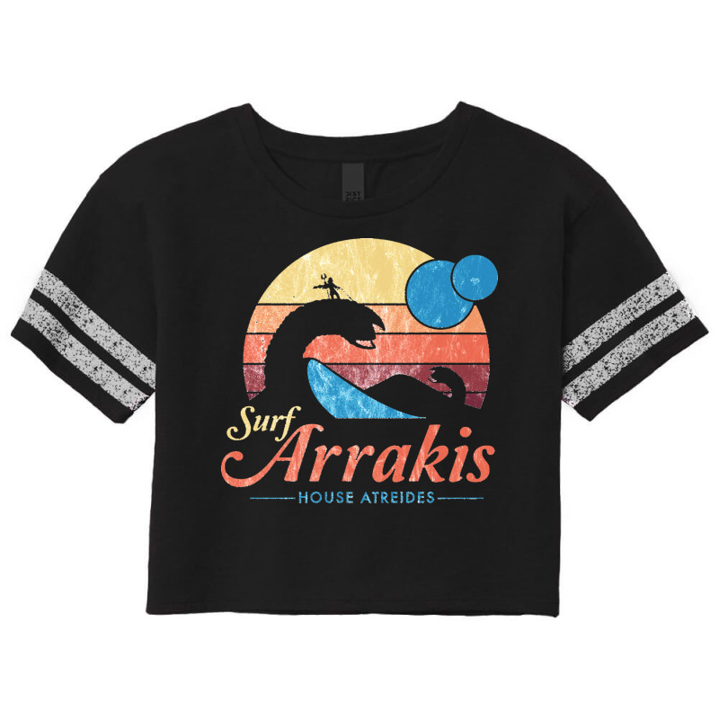 Arrakis Vintage Distressed Surf Scorecard Crop Tee by cm-arts | Artistshot