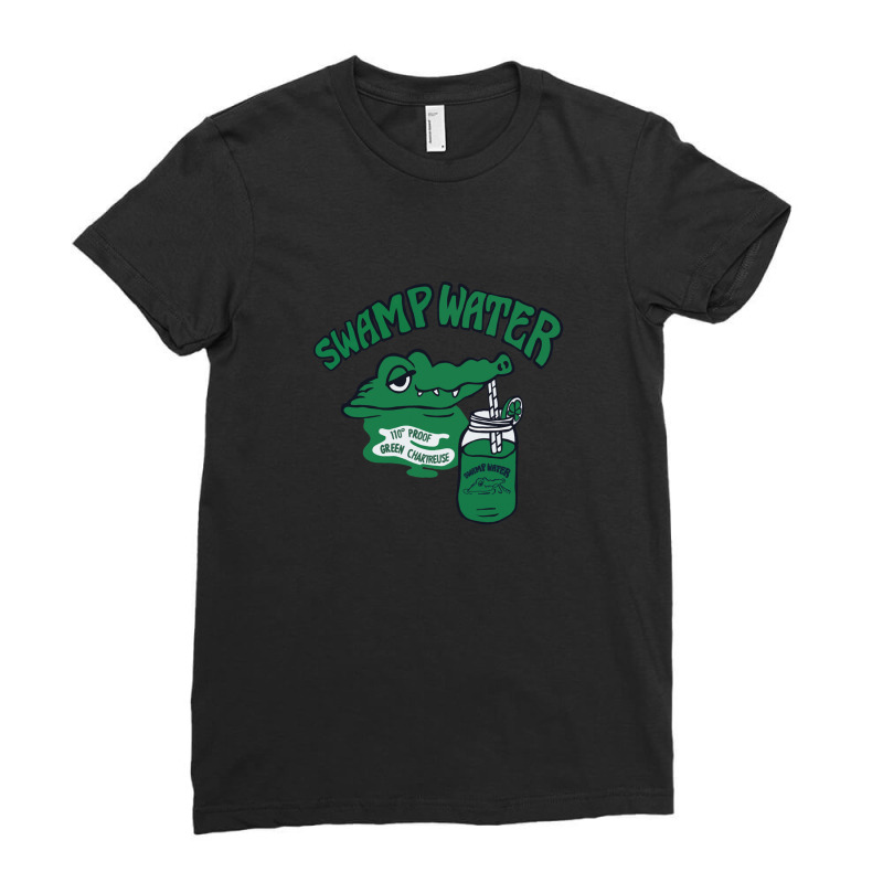 Swamp Water Chartreuse Ladies Fitted T-shirt | Artistshot