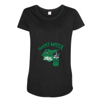 Swamp Water Chartreuse Maternity Scoop Neck T-shirt | Artistshot