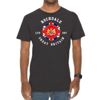 Rochdale Great Britain British Pride Vintage Vintage T-shirt | Artistshot