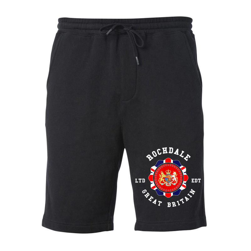 Rochdale Great Britain British Pride Vintage Fleece Short | Artistshot