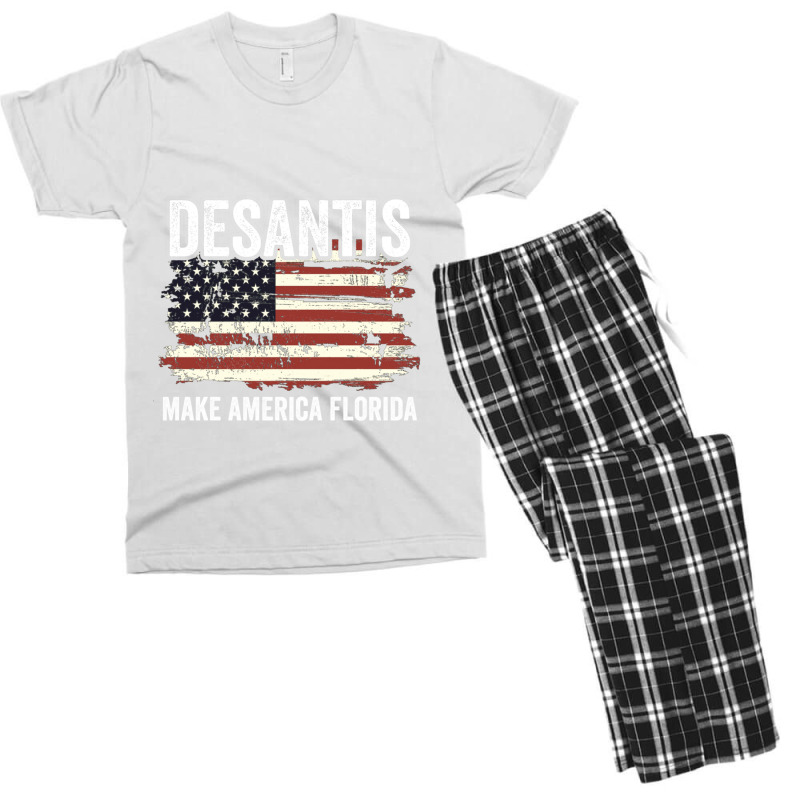 Desantis Make America Florida Men's T-shirt Pajama Set | Artistshot