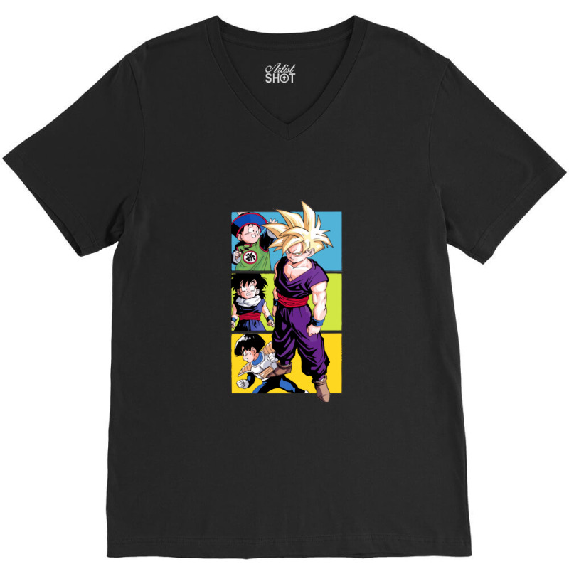 Gohan Cute Dragonball Super Anime Saiyan For Boyfriend V-Neck Tee by GemmaBird | Artistshot