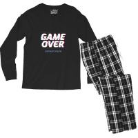 Game Over Continue(yes)no Men's Long Sleeve Pajama Set | Artistshot