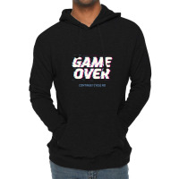 Game Over Continue(yes)no Lightweight Hoodie | Artistshot