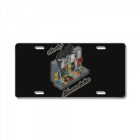 Cat On Analog Modular Synth Funny Synthesizer License Plate | Artistshot