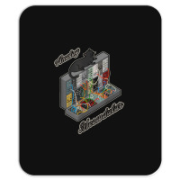 Cat On Analog Modular Synth Funny Synthesizer Mousepad | Artistshot