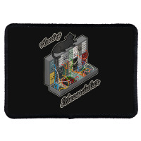 Cat On Analog Modular Synth Funny Synthesizer Rectangle Patch | Artistshot