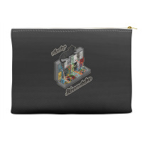 Cat On Analog Modular Synth Funny Synthesizer Accessory Pouches | Artistshot