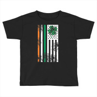 Irish American Flag Ireland Shamrock St. Patricks Paddys Day T Shirt Toddler T-shirt | Artistshot