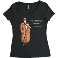 Dci Vera Stanhope I'm Watching You Pet.   Classic  Copy Women's Triblend Scoop T-shirt | Artistshot