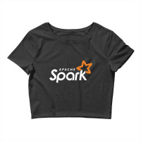 Dark Apache Spark Machine Learning Tshirt Crop Top | Artistshot