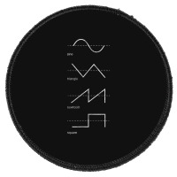 Synthesizer Audiowaves Analog Synth Sound Vintage Round Patch | Artistshot