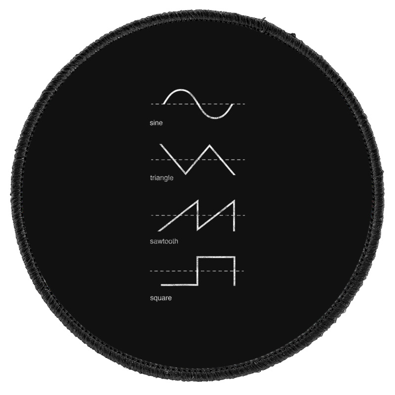 Synthesizer Audiowaves Analog Synth Sound Vintage Round Patch | Artistshot