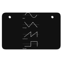 Synthesizer Audiowaves Analog Synth Sound Vintage Atv License Plate | Artistshot