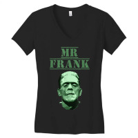 Frankenstein Halloween Matching Couple Women's V-neck T-shirt | Artistshot