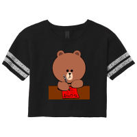 Brown Bear Cony Bunny Rabbit Love Letter Scorecard Crop Tee | Artistshot