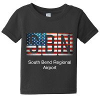 Sbn South Bend Regional Airport Baby Tee | Artistshot