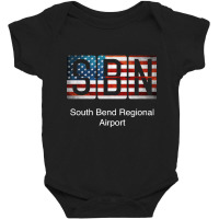 Sbn South Bend Regional Airport Baby Bodysuit | Artistshot