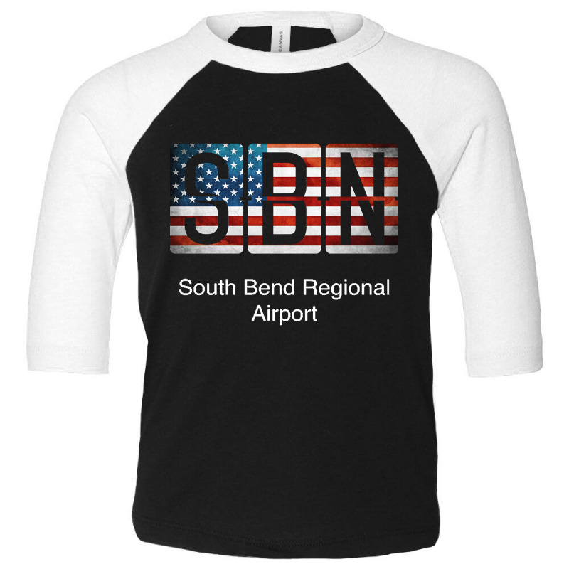 Sbn South Bend Regional Airport Toddler 3/4 Sleeve Tee | Artistshot