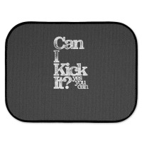 Can I Kick It Yes You Can! Great Distressed Gift For Old School Hiphop Rear Car Mat | Artistshot