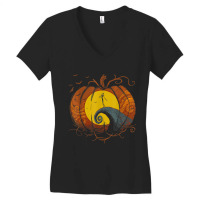 The Nightmare Before Christmas Pumpkin King Lament Women's V-neck T-shirt | Artistshot